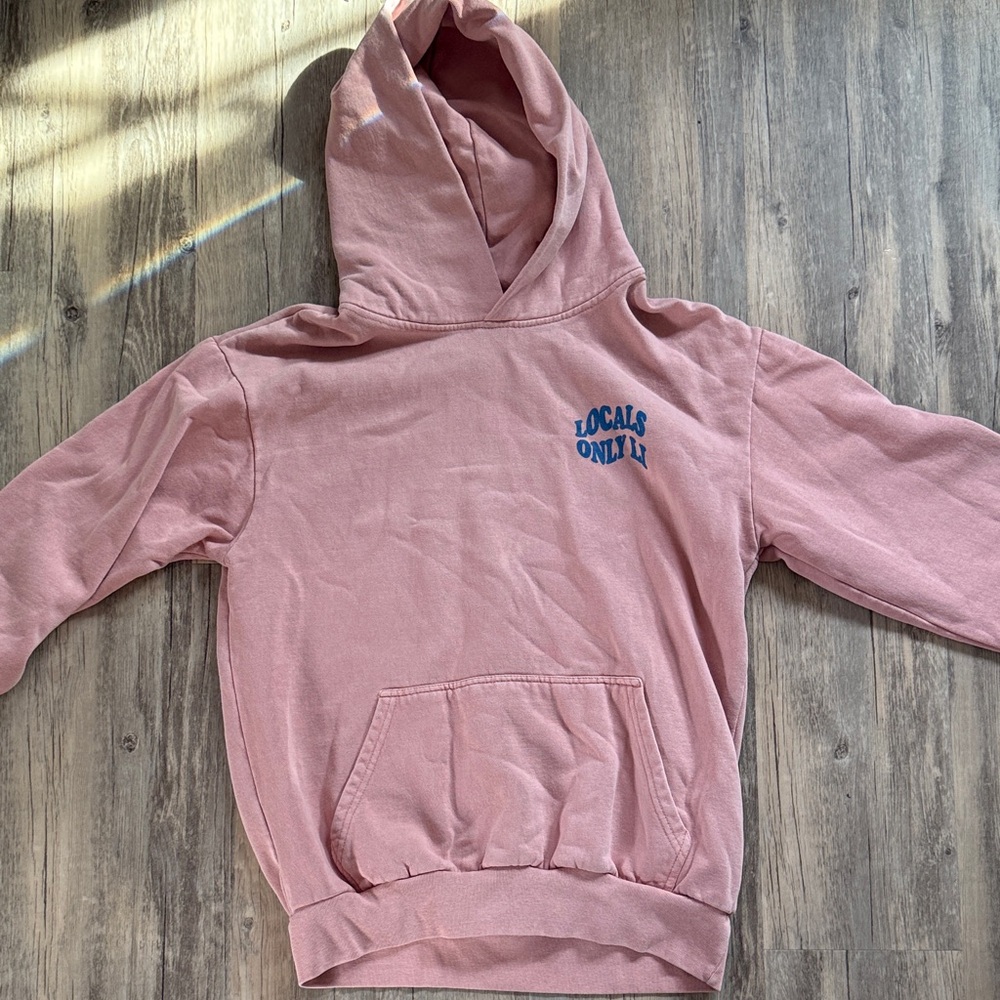 Pink Locals Only Hoodie Unisex